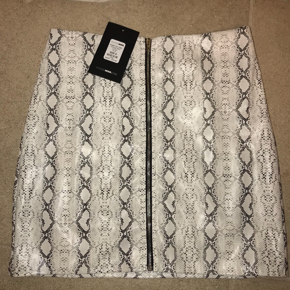 Fashion Nova Skirt - “Snake Your Way Through”
